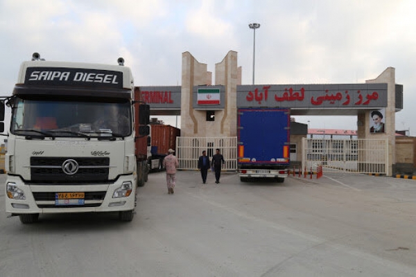 برقراری ترانسشیپمنت در مرز لطف آباد- آرتیق ترکمنستان